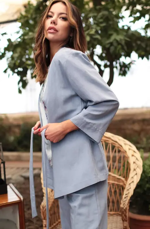 Kleo  Блуза 3394 BLUES — фото, характеристики, таблица размеров