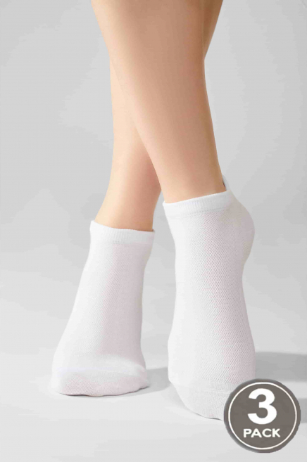 Шкарпетки LEGS 8 -  SOCKS COTTON MESH LOW (3пари)